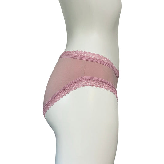 Bamboo High Leg Knicker - Blush