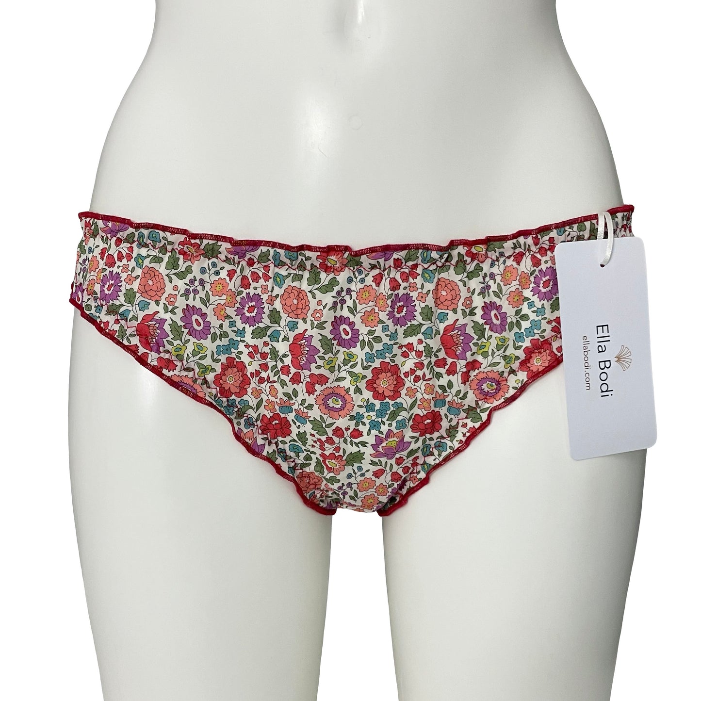 Liberty Print Soft Organic Cotton Lawn Ruffle Knicker - Lucky Dip
