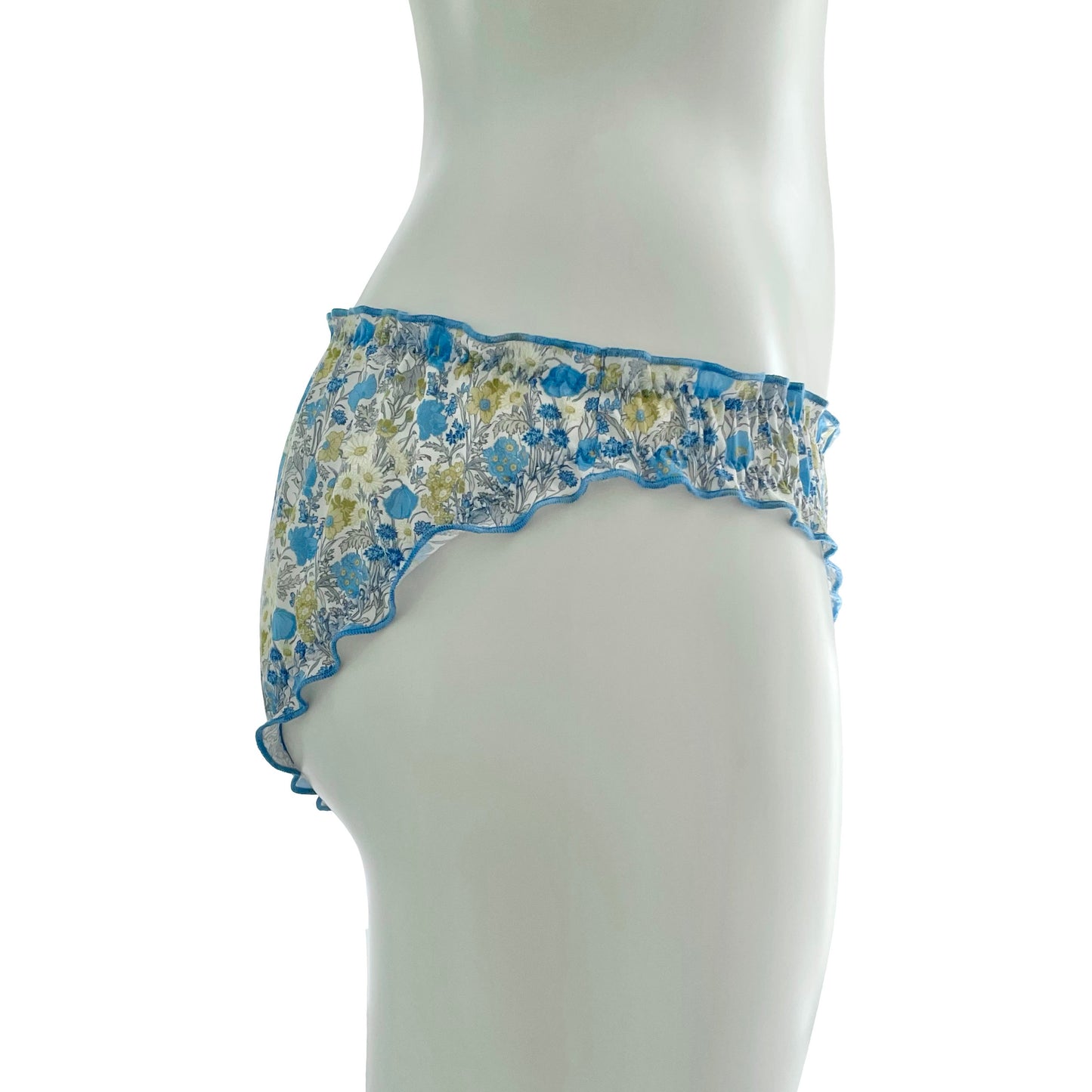 Liberty Print Soft Organic Cotton Lawn Ruffle Knicker - Lucky Dip