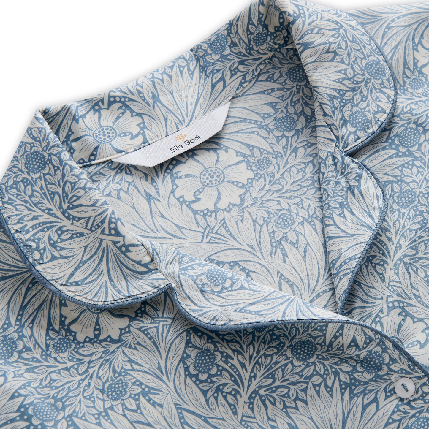 Classic Pyjama In Organic Cotton Lawn - William Morris Marigold