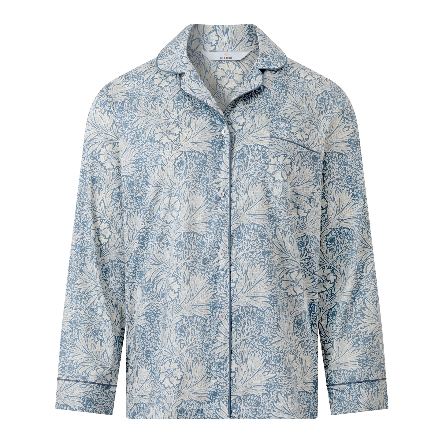 Classic Pyjama In Organic Cotton Lawn - William Morris Marigold