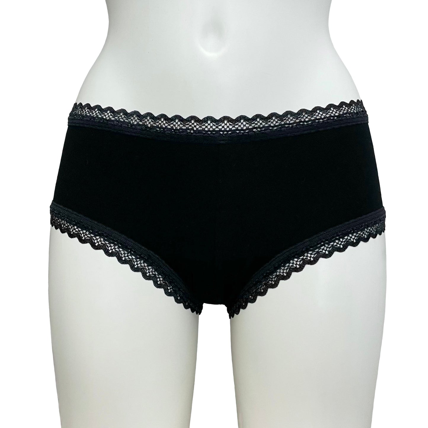 Bamboo Boy Short Knicker - Black