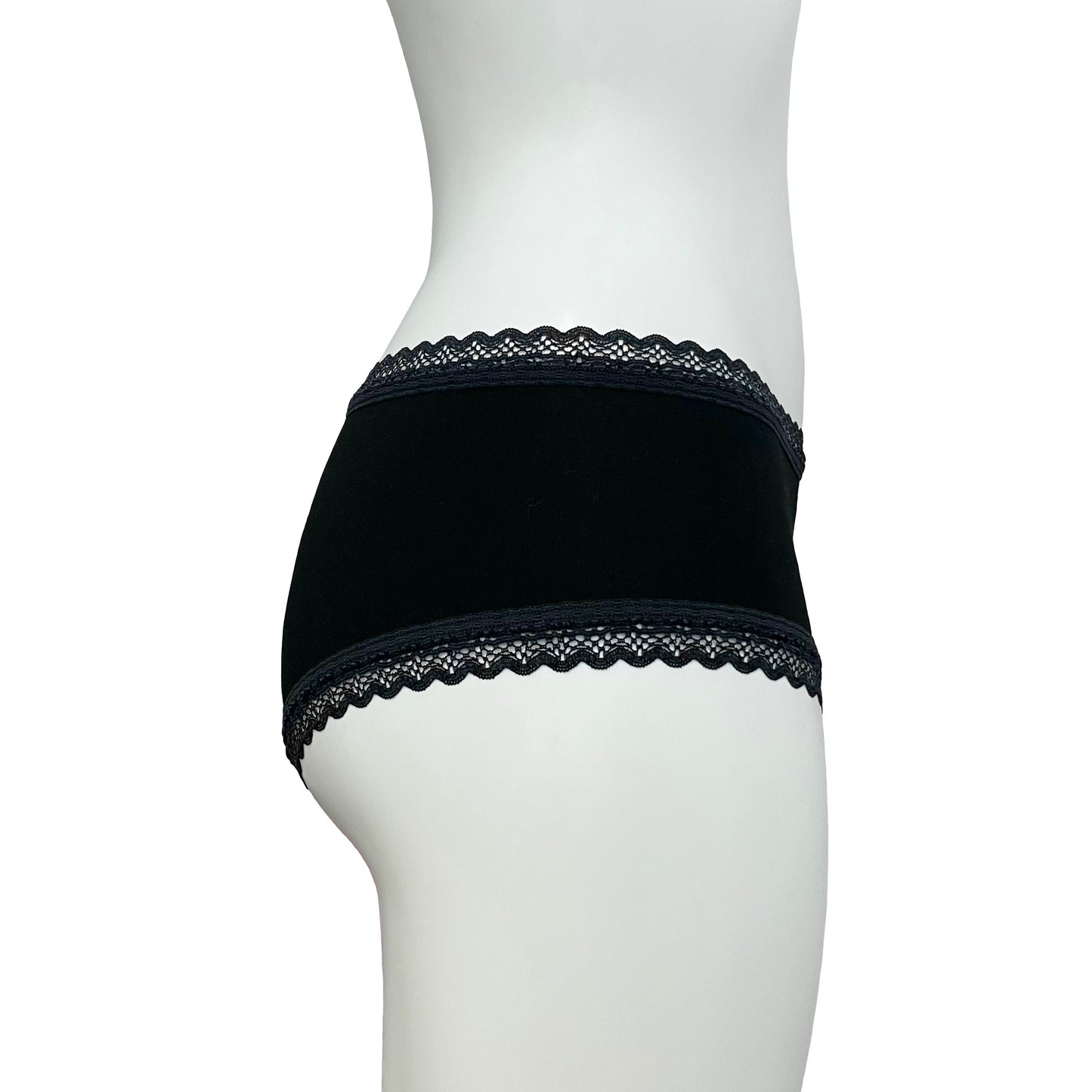 Bamboo Boy Short Knicker - Black