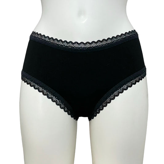Bamboo Classic Fit Knicker - Black