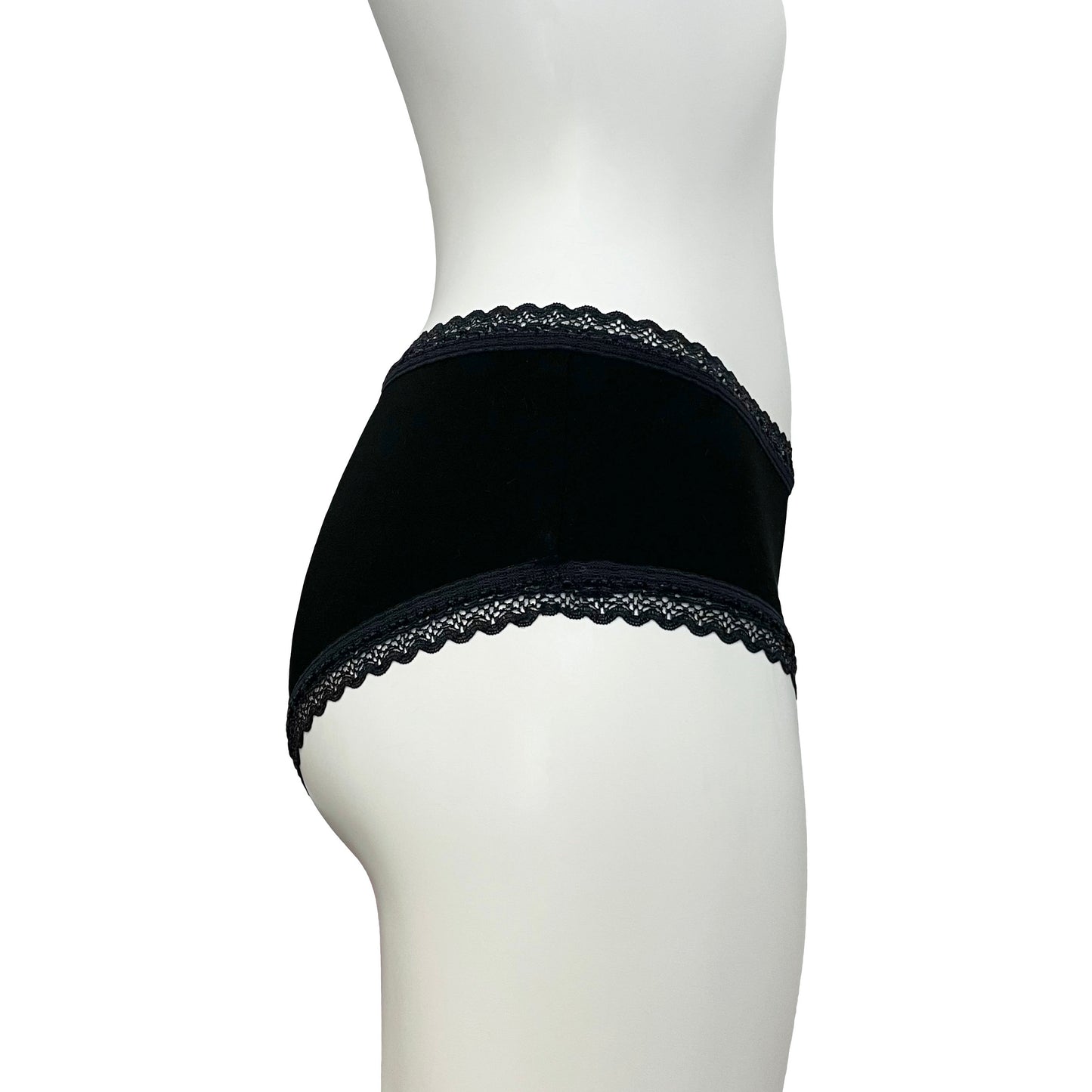 Bamboo Classic Fit Knicker - Black