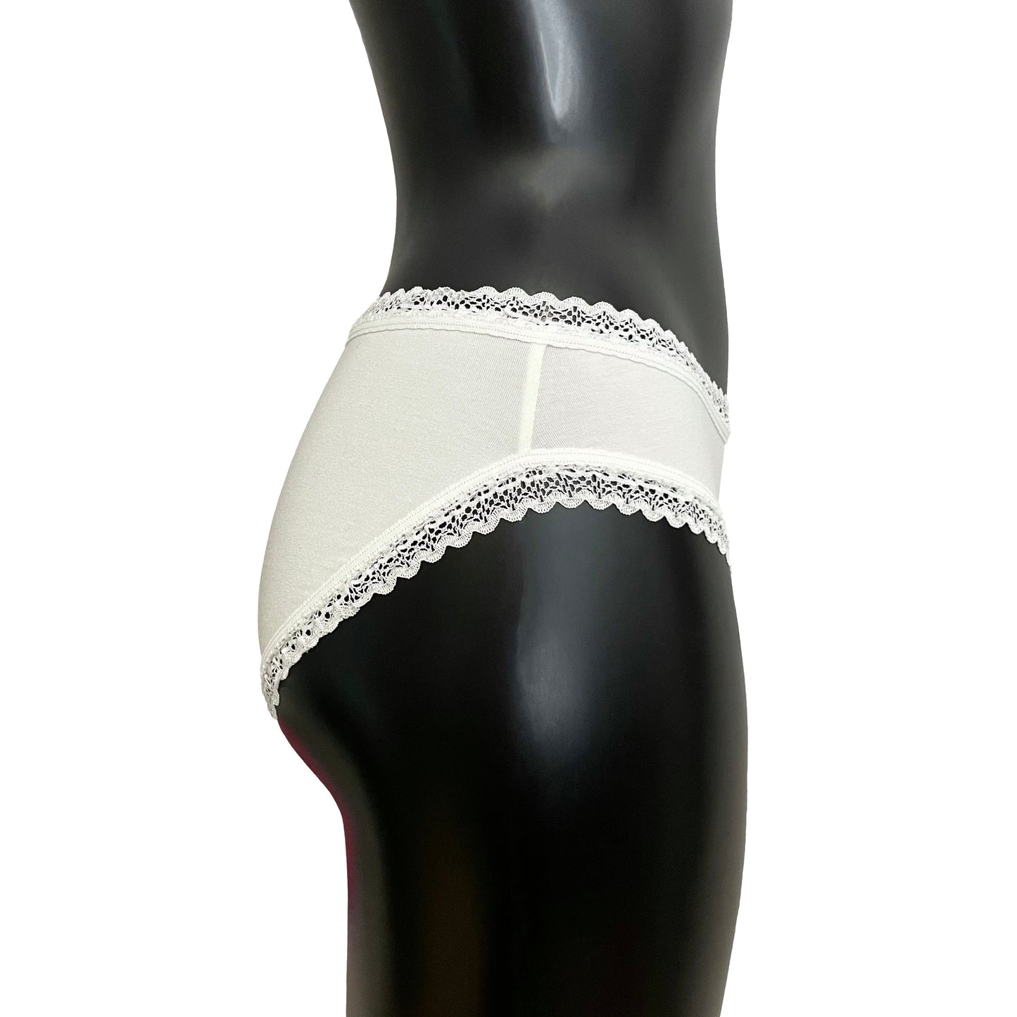 Bamboo High Leg Knicker - Ivory