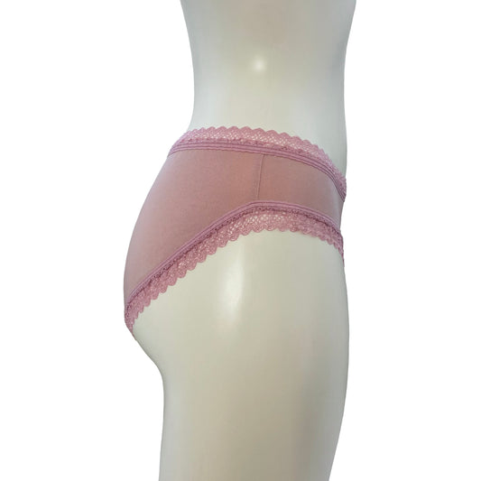 Bamboo High Leg Knicker - Blush
