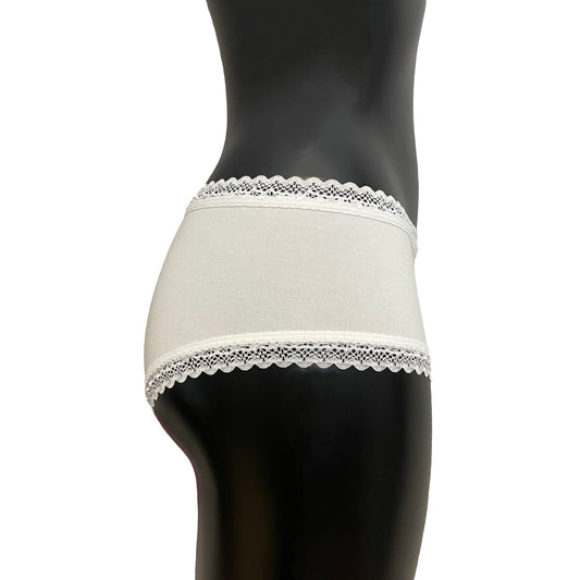 Bamboo Boy Short Knicker - Ivory
