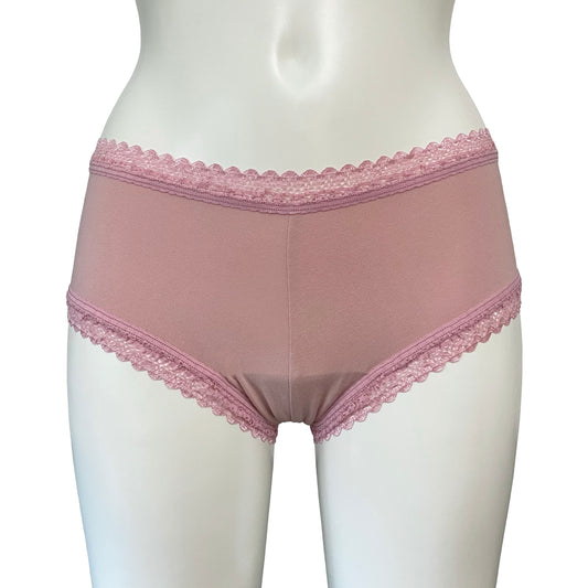 Bamboo Boy Short Knicker - Blush