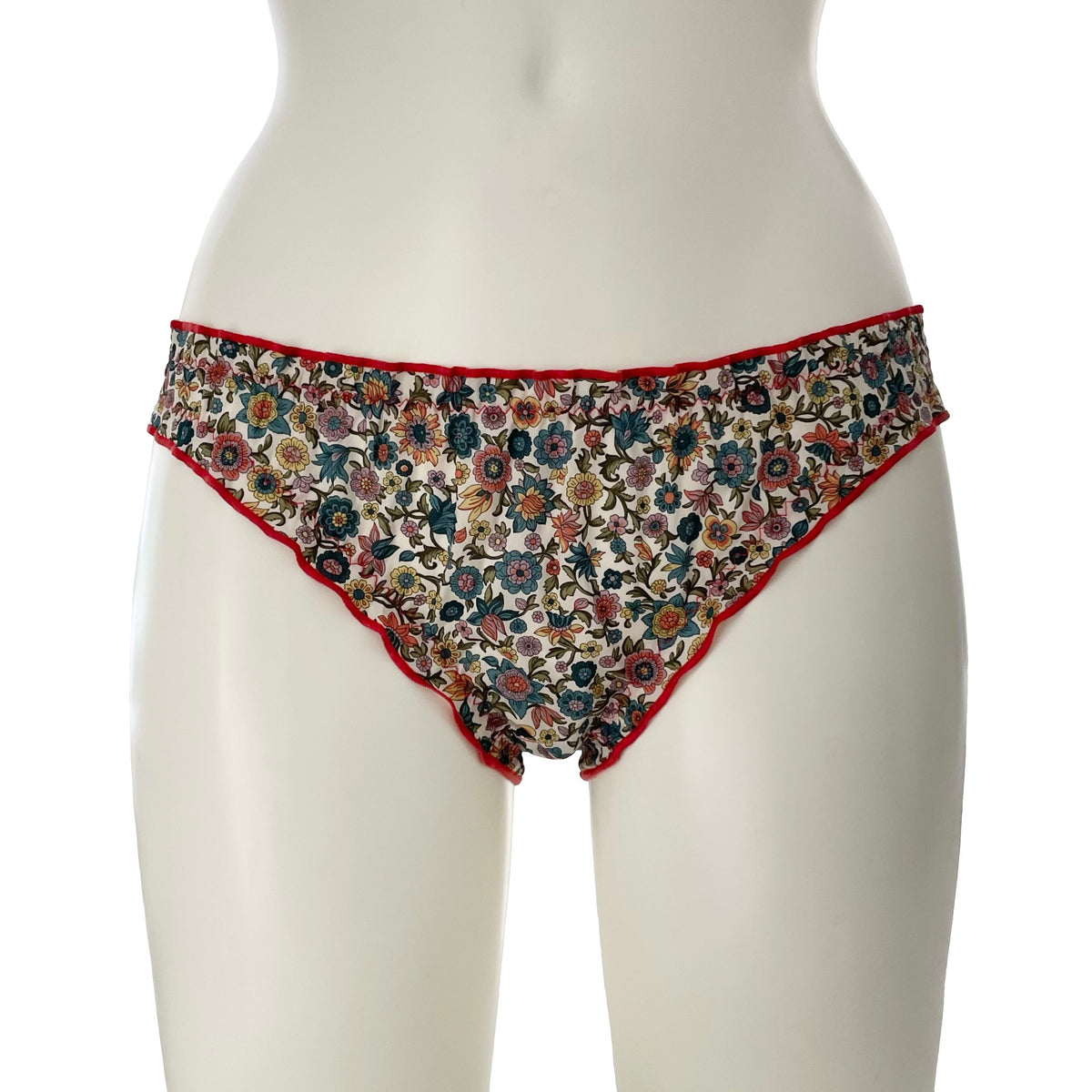 Liberty Print Soft Organic Cotton Lawn Ruffle Knicker | Lucky Dip