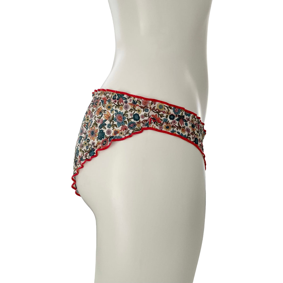 Liberty Print Soft Organic Cotton Lawn Ruffle Knicker | Lucky Dip