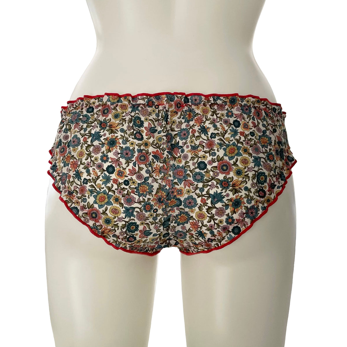 Liberty Print Soft Organic Cotton Lawn Ruffle Knicker | Lucky Dip