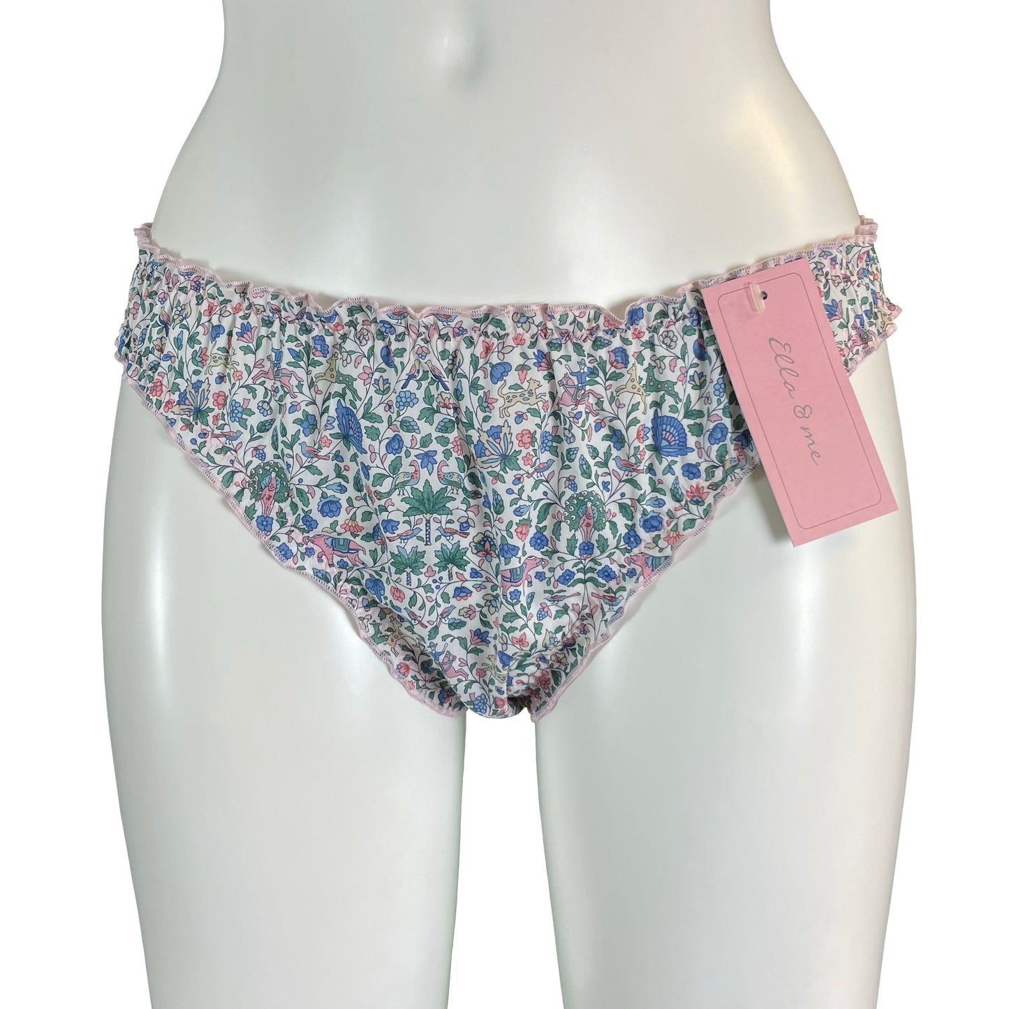 Liberty Print Soft Organic Cotton Lawn Ruffle Knicker - Lucky Dip